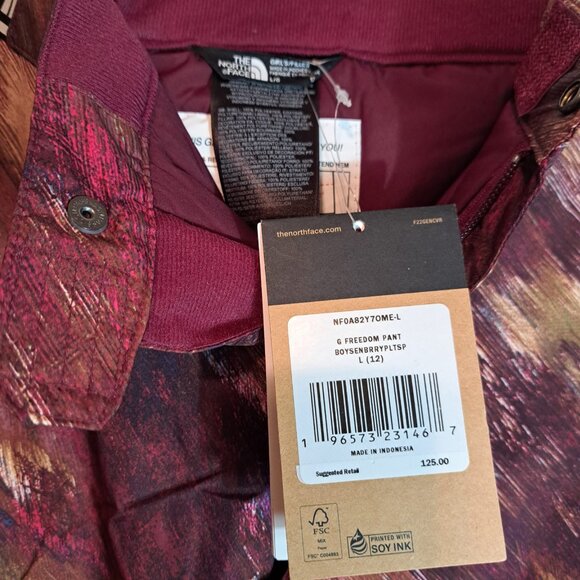 The North Face Girl's Freedom Insulated Pants Size‎ L (12) NEW - Picture 6 of 11
